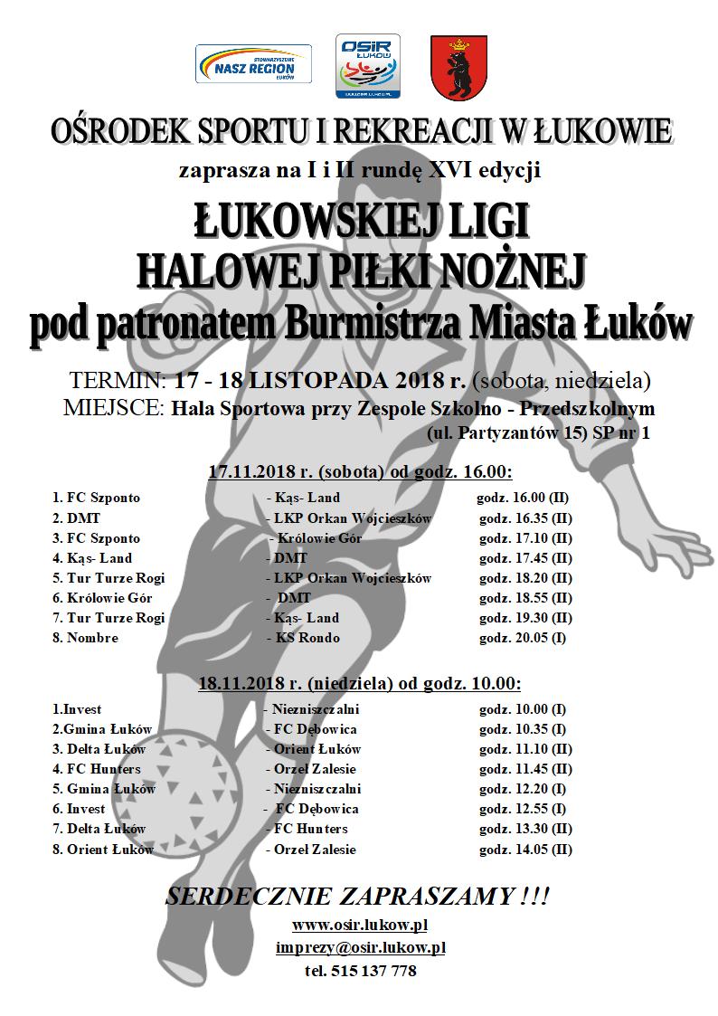 Harmonogram pierwszych spotkań ŁLHPN