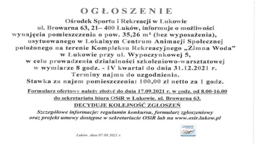 Ogłoszenie