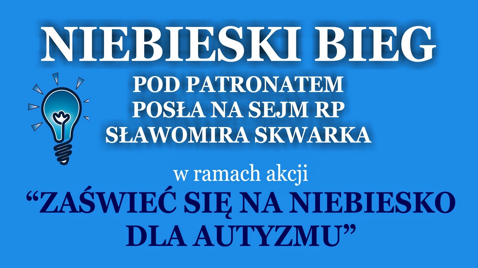 niebieski bieg