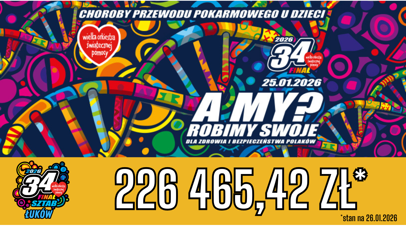 MAMY REKORD! – ŁUKOWSKI FINAŁ WOŚP